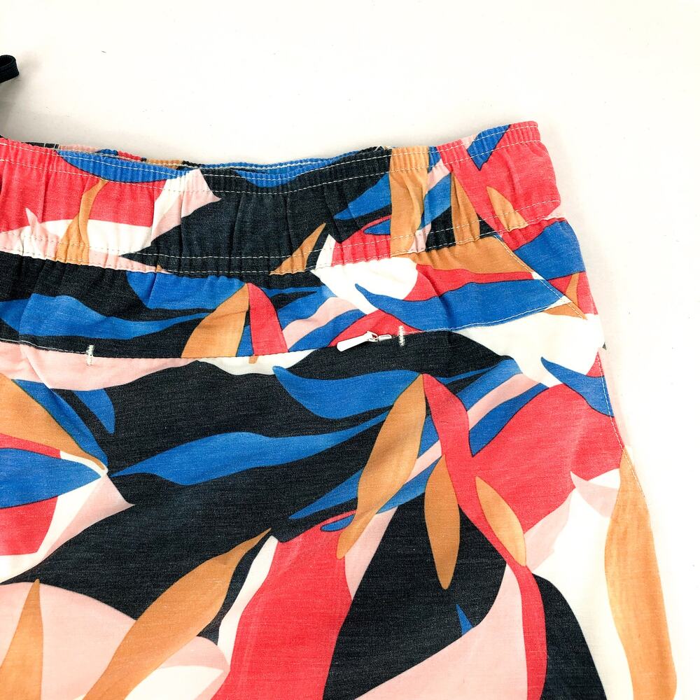 PRANA Women's Mariya Swim Shorts XL Tropics Print Floral Drawstring NWT - Picture 8 of 13